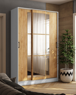 Шкаф-купе Стиль-2 140, дуб крафт золотой