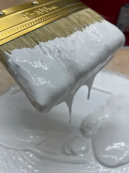 Краска для стен и потолков, матовая, супербелая, водоэмульсионная, для внутренних работ.