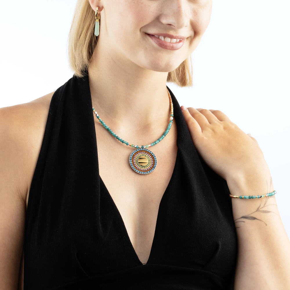 Колье Coeur de Lion Multicolour Boho 2036/10-1583
