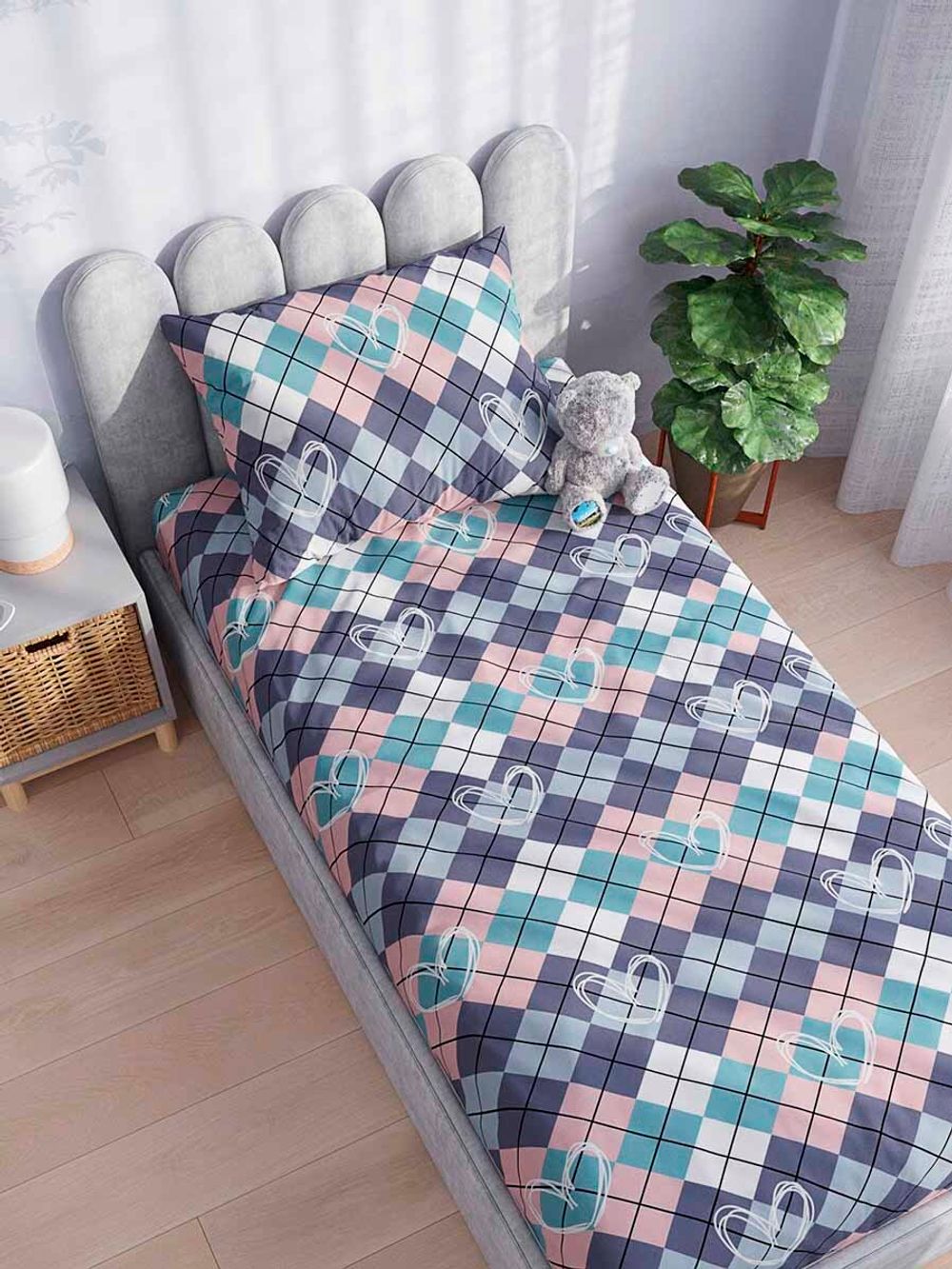 Простынь  бязь Сказка "Барбара" 150x215 см