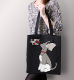 Тканевая сумка "Шнауцер - ешьте сами"