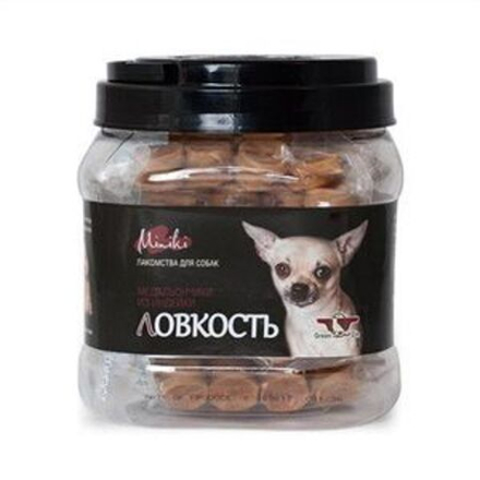 Лакомство для собак МИНИКИ ЛОВКОСТЬ сушеные медальоны из индейки для мини пород