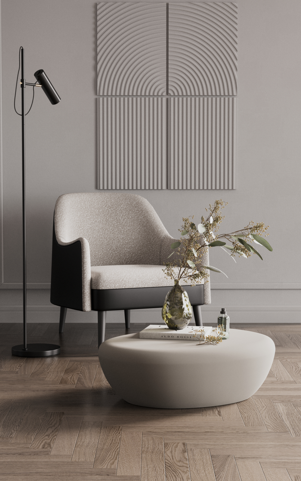 Стол журнальный Ангара однотонный