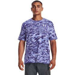 Мужское теннисное поло Under Armour ABC Camo T-Shirt Men - Dark Blue, Blue