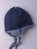 Шапка детская зимняя вязаная с ушками