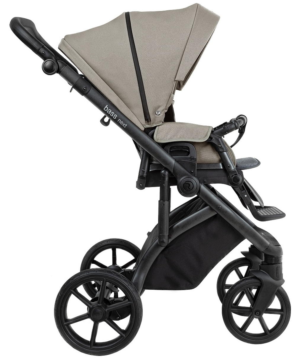 Детская коляска Roan Bass Next 2.0 2 в 1 BSN/41/2 Hazel/Black/руч.Black