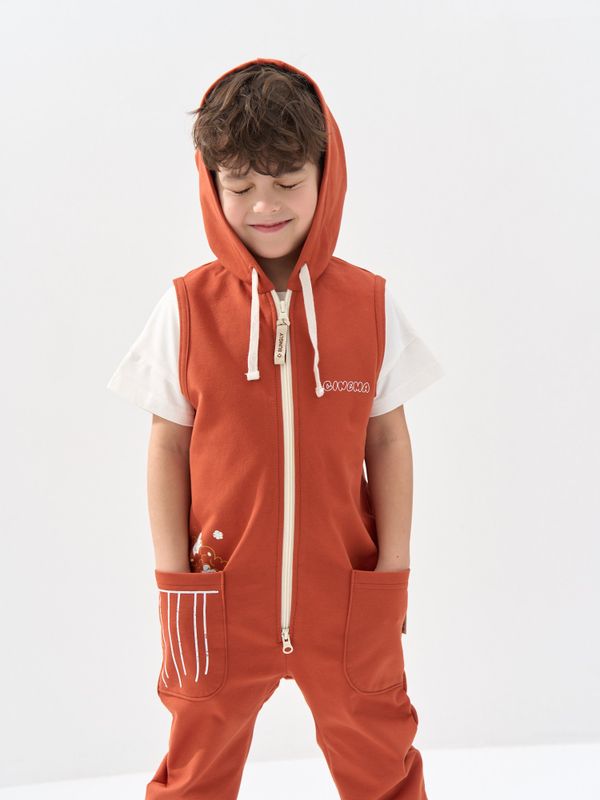 Ромпер с длинными штанинами 