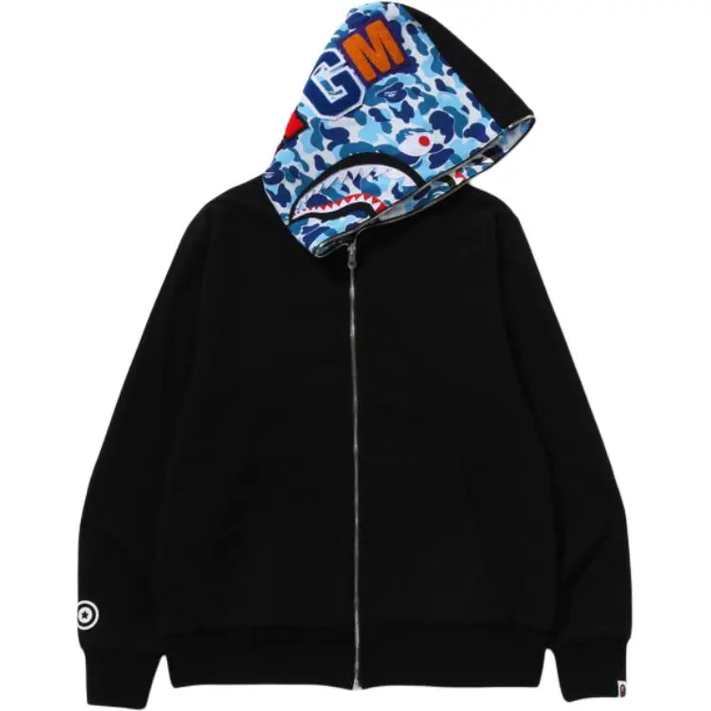 A Bathing Ape Bathing Ape Sweatshirts Moderate No Fleece Lined Zip Closure 0zxswmx08151p