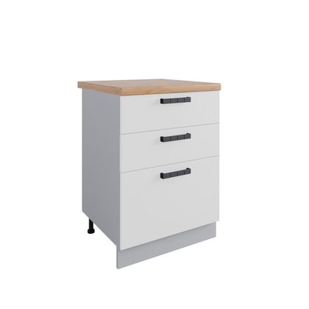 Кухня Модуль СМЯ 600 Ройс Белый Скин