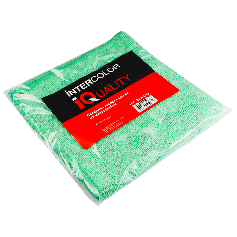 Салфетка высокоэффективная IQ из микроволокна 40х40 см