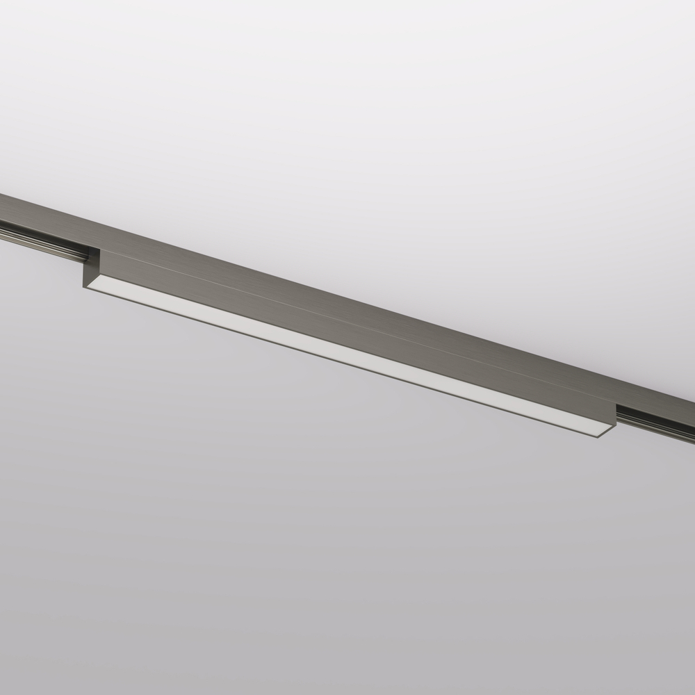 DK5751-DN Светильник для трека SHINE LINEAR со светодиодом, L301*W19*H27, 48V DC, 12W, RA?90, 3000K, IP20, темный никель, алюминий