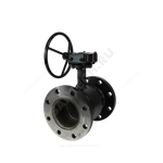 Кран шаровой сталь 09Г2С Ballomax КШТ 61.103 Ду 150 Ру25 фл L=350мм с редуктором BROEN КШТ 61.103.150.Р.25