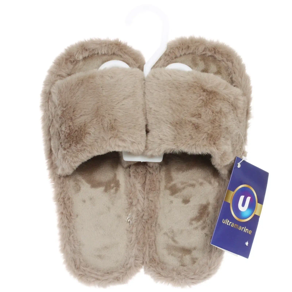 Тапочки женские домашние «HOME», цвет капучино, р-р 36-37