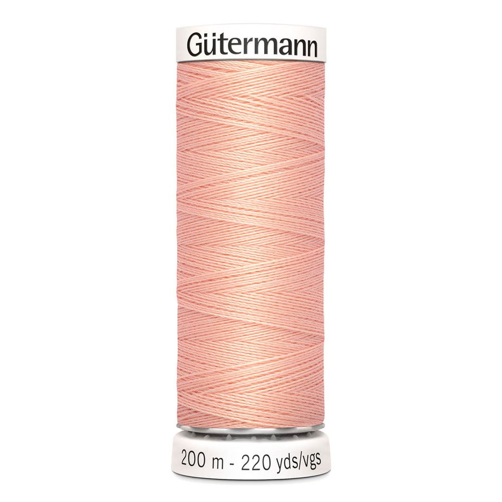 Нитки универсальные Gutermann Sew-all 100 (200 метров), 5 кат. | 165 жемчужно-персиковый