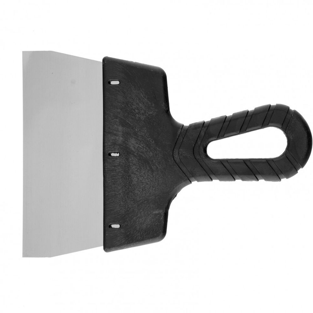 Шпатель 150мм, фасадный, из нержавеющей стали, пластмассовая ручка, Сибртех 85436