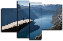 Модульная картина "Язык тролля Норвегия"