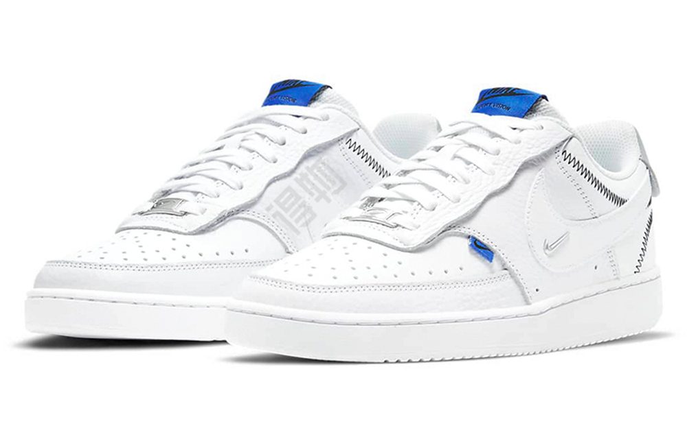 Женские кроссовки Nike Court Vision Low SE 'White Metallic Silver' DD1648-100