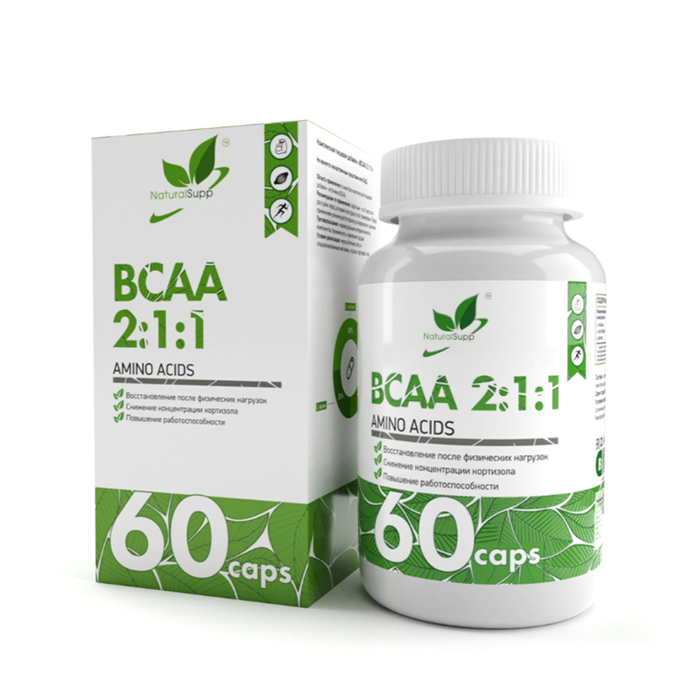 BCAA 2:1:1 60 капс. (Naturalsupp)