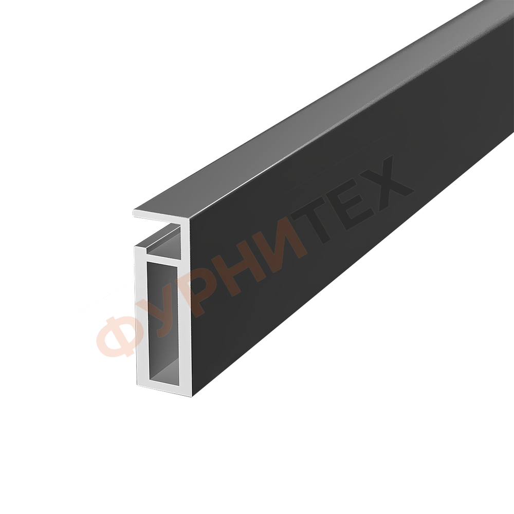 Алюминиевый рамочный профиль для световых полок, Черный матовый купить с доставкой, Казахстан