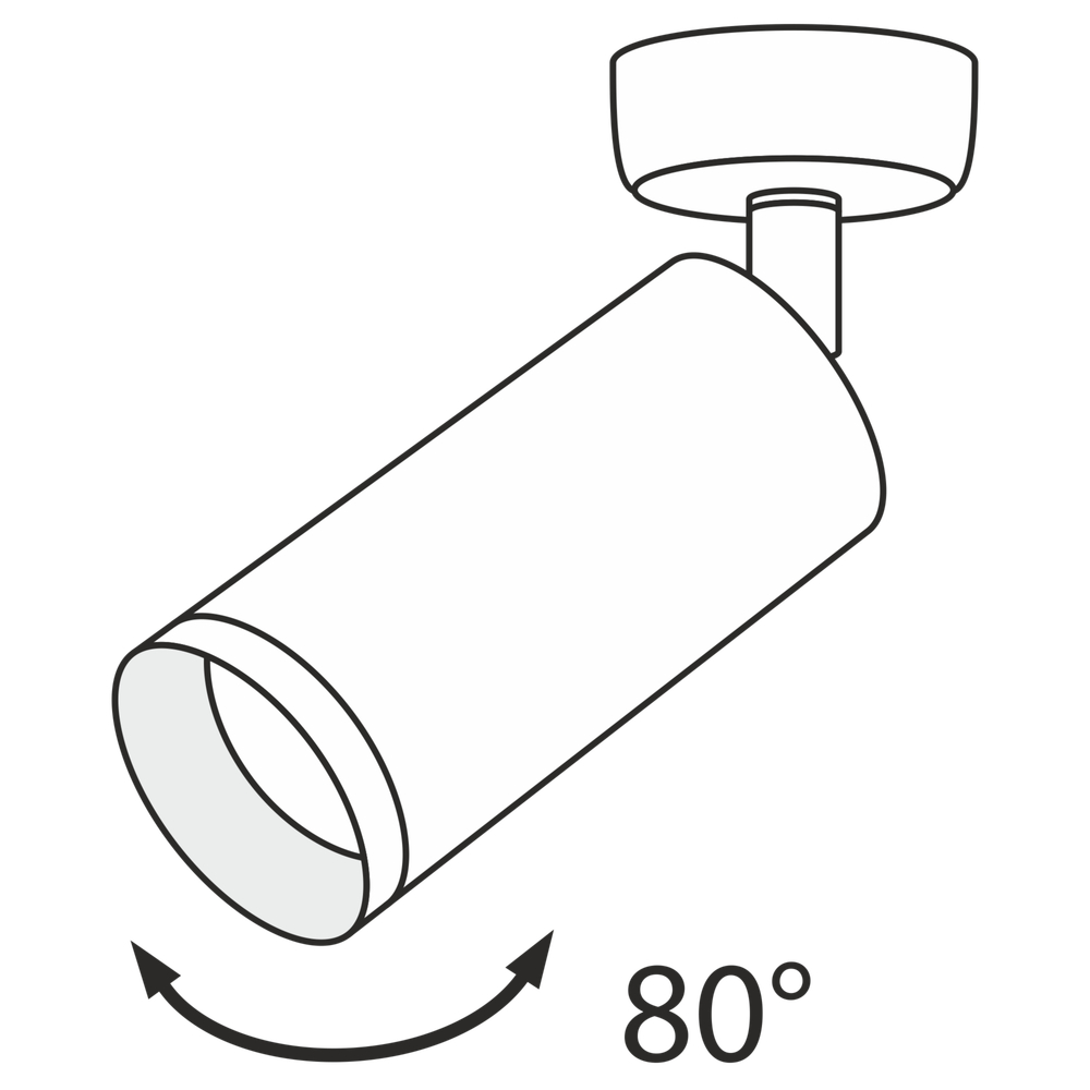 Потолочный светильник Technical C017CW-01B