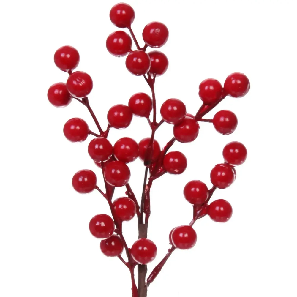 Ветка декоративная «Красочная зима» 25 см