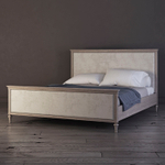 Кровать Riverdi с мягким изголовьем и изножьем