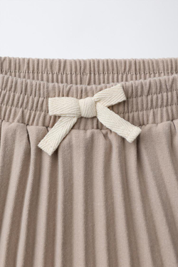 ZARA ЮБКА В СКЛАДКУ, ЭКРЮ