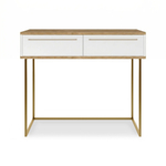 Туалетный столик консоль ROYAL 5211 эко (Дуб Кантри-Золото-р.золото)