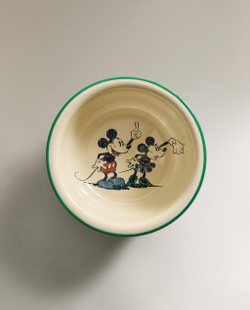 Zara Home миска из каменной керамики, цвет разноцветный, 13 см