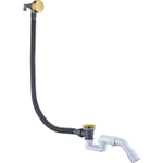 Слив-перелив для ванны Boheme 631-MG 50 мм, клик-клак, Matt Gold, с сифоном