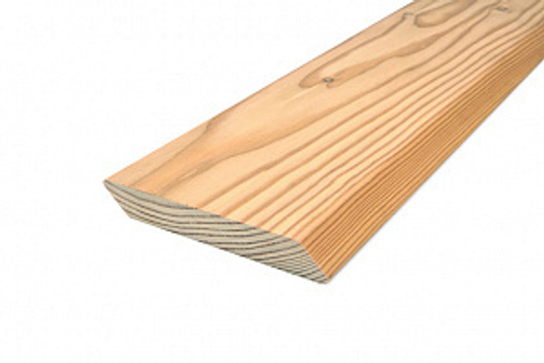 Планкен скошенный цельный 140 мм (лиственница) сорт В