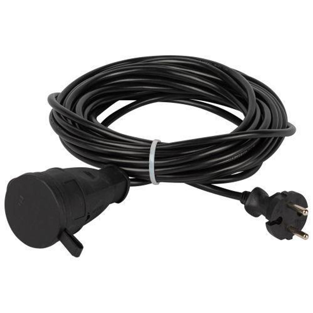 Удлинитель-шнур 1х10м без заземл. ПВС 2х0.75 GREEN LINE BUH-6-10m Эра Б0065112