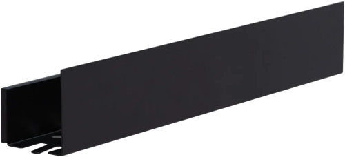 Полка Aquanet Магнум 70x12 черная матовая, с крючками
