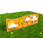 Забор уличный из экопластика Погода