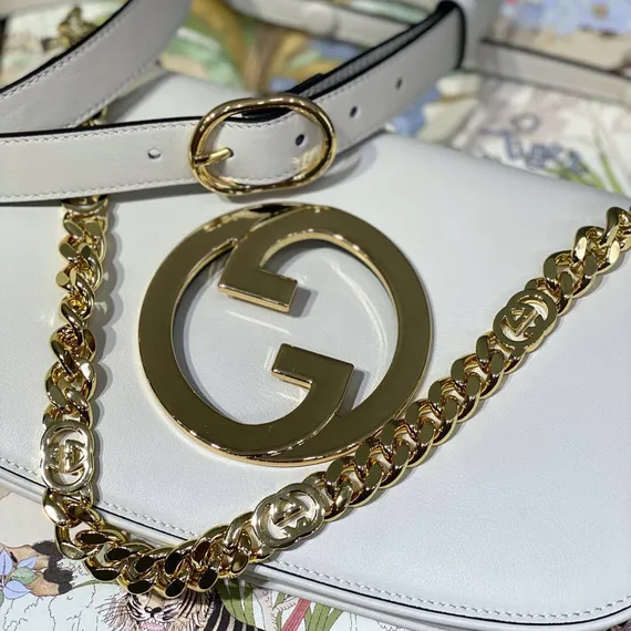 Сумка на плечо Gucci Blondie белый