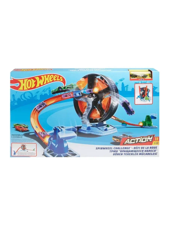 Трек трасса Хот Вилс Круговое противостояние GJM77 1 машинка