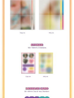 Альбом CHOBOM (Apink) - Copycat 1st Single Album 2 Version SET