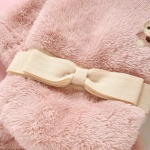 Плюшевый комбинезон в нежно розовом оттенке