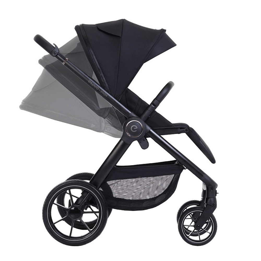 Детская коляска Espiro Yoga 3 в 1 2025 111 calm evening voice of nature/Чёрный (Black 110)