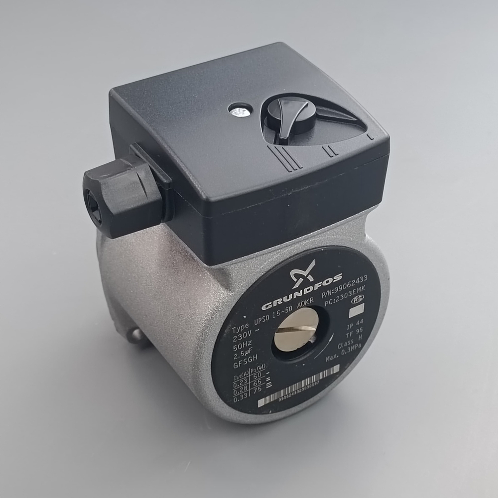 Циркуляционный насос GRUNDFOS 15-50 для котлов Baxi, Immergas, Ferroli, Buderus, Ariston арт. 87167624850-2, 150100101-2, 3.020560, 5659550, 39808300, 1.012931, 3.022577
