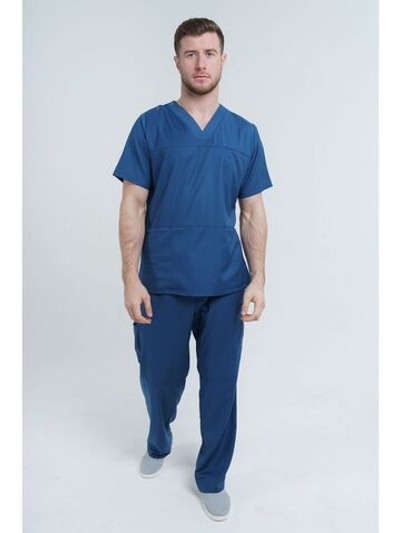 Брюки медицинские мужские спецодежда TZ610-BLU