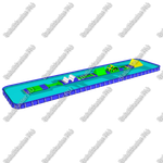 Надувной аквапарк с горками «Счастливые каникулы», 25×2,8×3 м