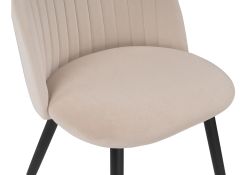 Стул на металлокаркасе Gabi beige / black / gold