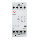 Контактор модульный EKF km-av-2-25-22-24V