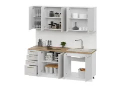 Кухонный гарнитур Милена 2,0м(белый\белый арт), Интерьер Центр, г. Пенза