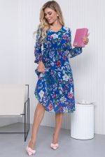 Платье "Волшебная история" (синее) НЬЮ П6797 LT Collection