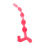 Розовый анальный стимулятор Bendy Twist (Цвет: розовый)