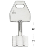 Заготовка сувальдного ключа 10553 TUS1G_2TUS1_5TU1_1TSH
