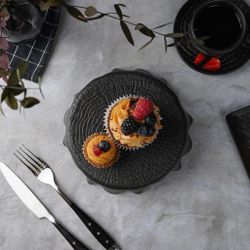 Блюдо круглое для подачи d 16 см h6,2 см Black Raw Wood P.L. Proff Cuisine [6]