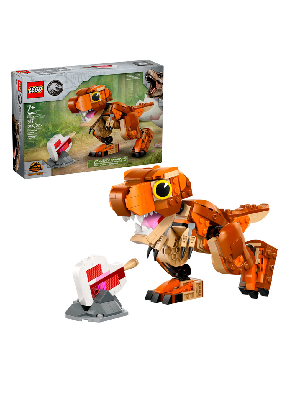 Конструктор LEGO Jurassic World 76967 Маленький поедатель: тираннозавр рекс